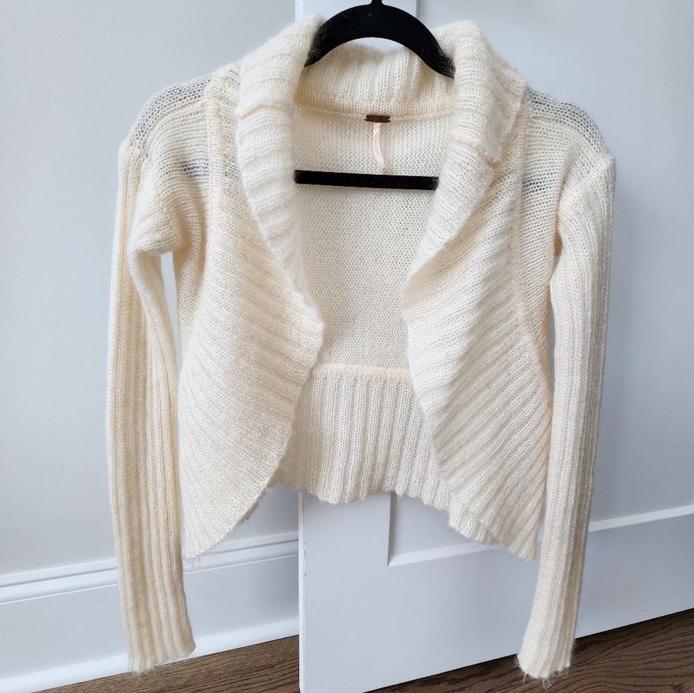 Free People Cream Sweater